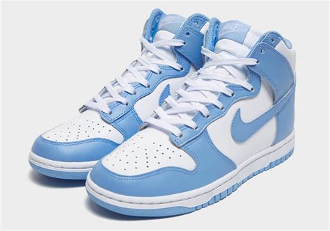 nike dunks high top blue